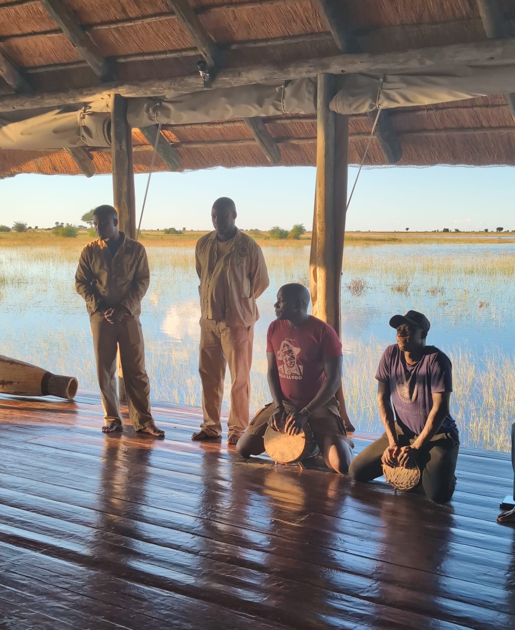 A workshop with local artisans