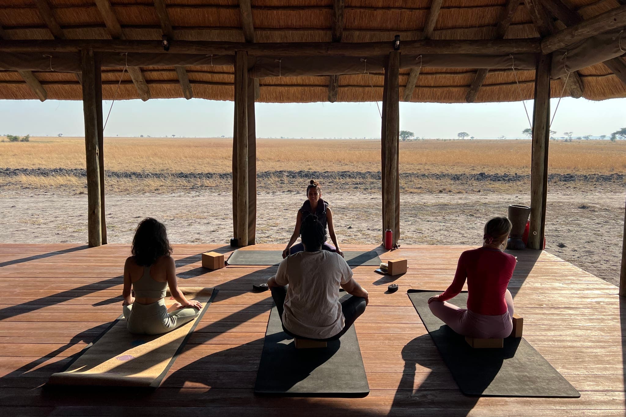 Une pratique dans le shala
