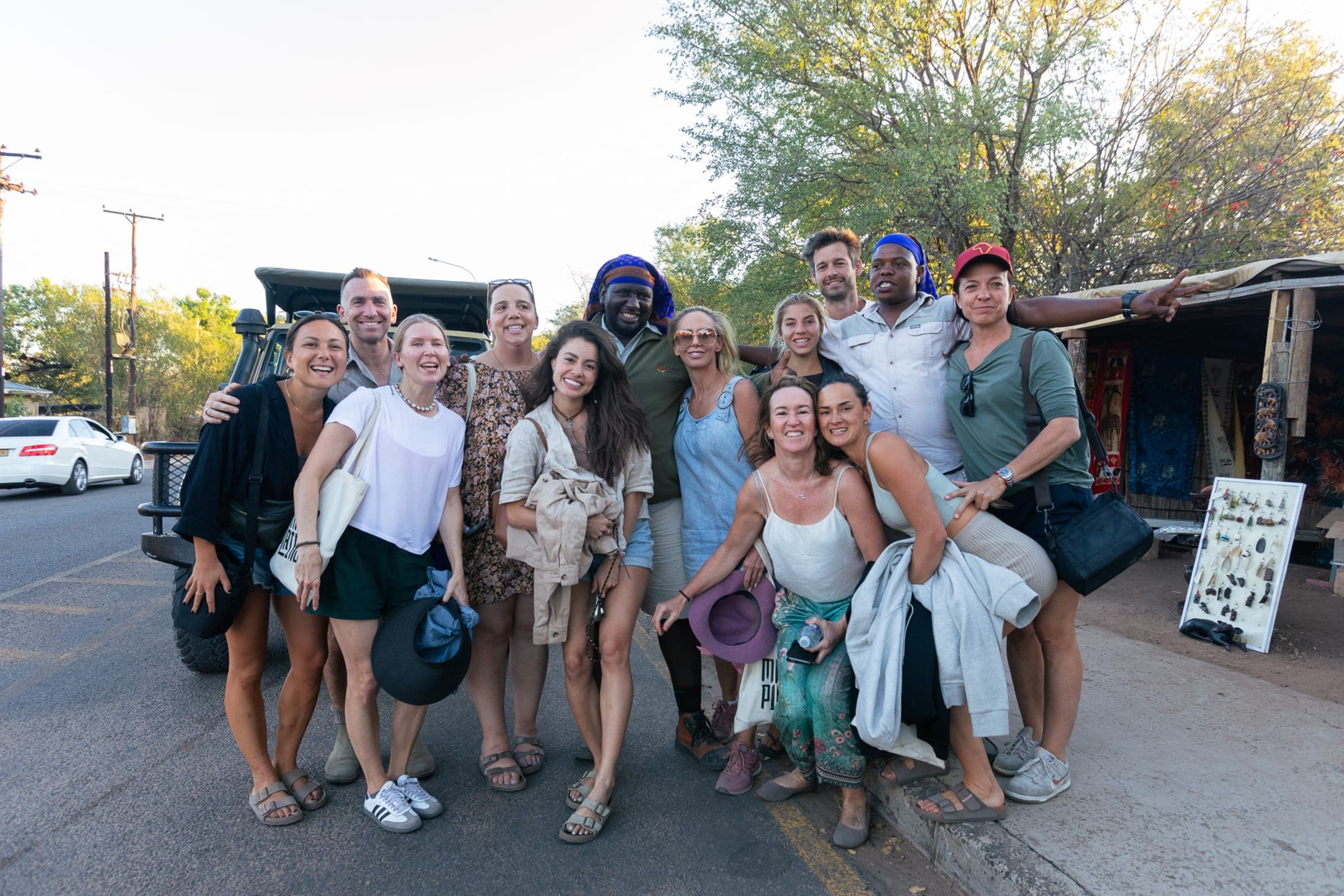 A group retreat at Munga Plains
